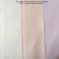 Cotton Polyamide Lycra Shirt Fabric – Soft Finish