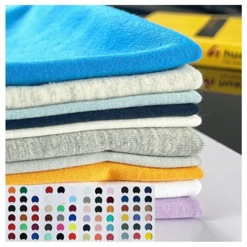 Linen Cotton Jersey Knit Fabric