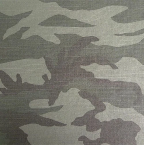 Cotton Camouflage Fabric Ripstop Pattern