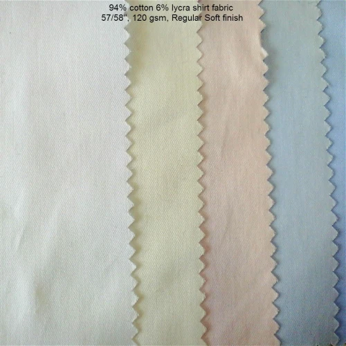 Cotton Polyamide Lycra Shirt Fabric – Soft Finish