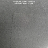Polyester Spandex 4 Way Stretch Fabric for Trousers